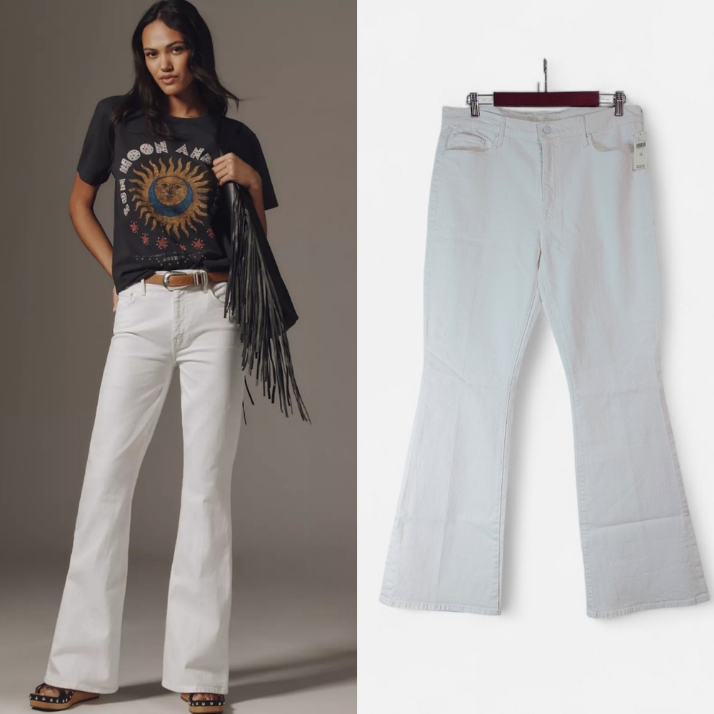 MOTHER The Weekender Mid Rise Flare Jeans